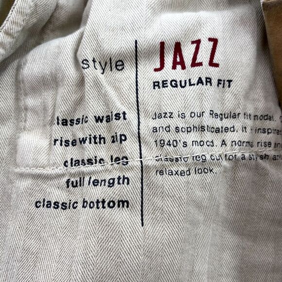 PT05 Jazz Torino Pants Men 32x29* Cream 5-Pocket Workwear Academia Normcore 90's - Picture 13 of 16